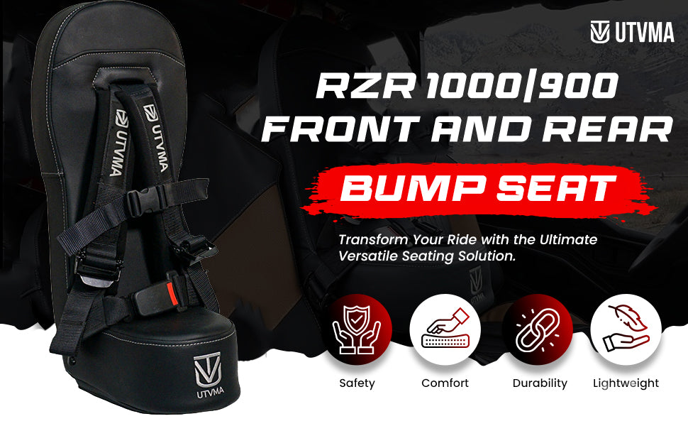 RZR 1000 Bump Seat (XP, Turbo, Turbo S, Dynamix, Trail, High Lifter) 2014-2023