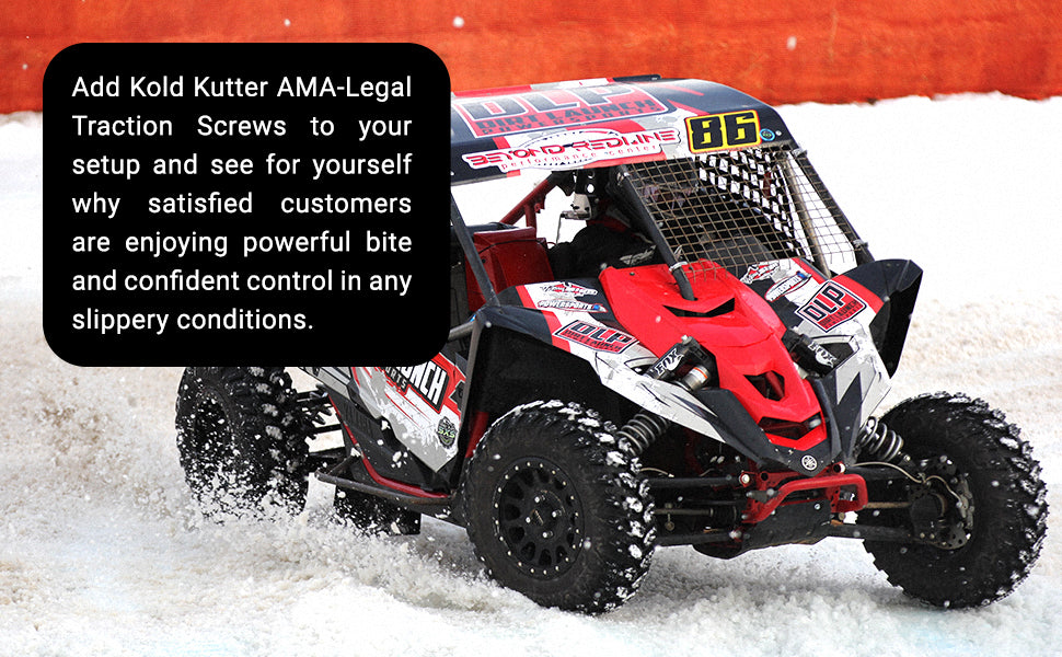 Kold Kutter AMA 8-18 X 3/8" AMA Race Legal Traction Screws 250 Pack