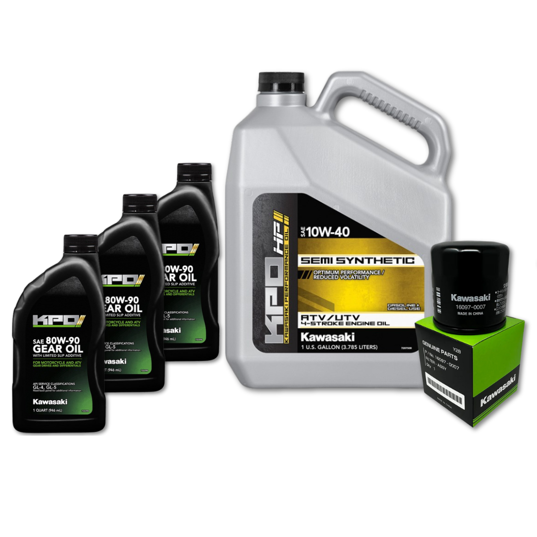 Oil Change Kit With Differential Fluids: TERYX® KRX™ 1000 / TERYX® KRX4™ 1000 / TERYX® / TERYX4™ OEM Spec.