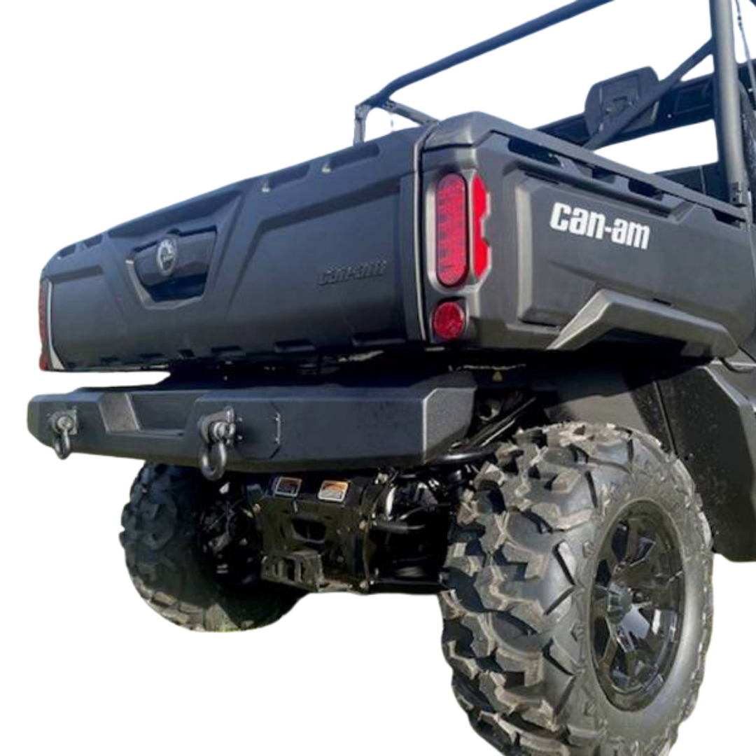 Can-Am Defender Rear Bumper- Heavy Duty Premium Bumper with Lights and Wiring