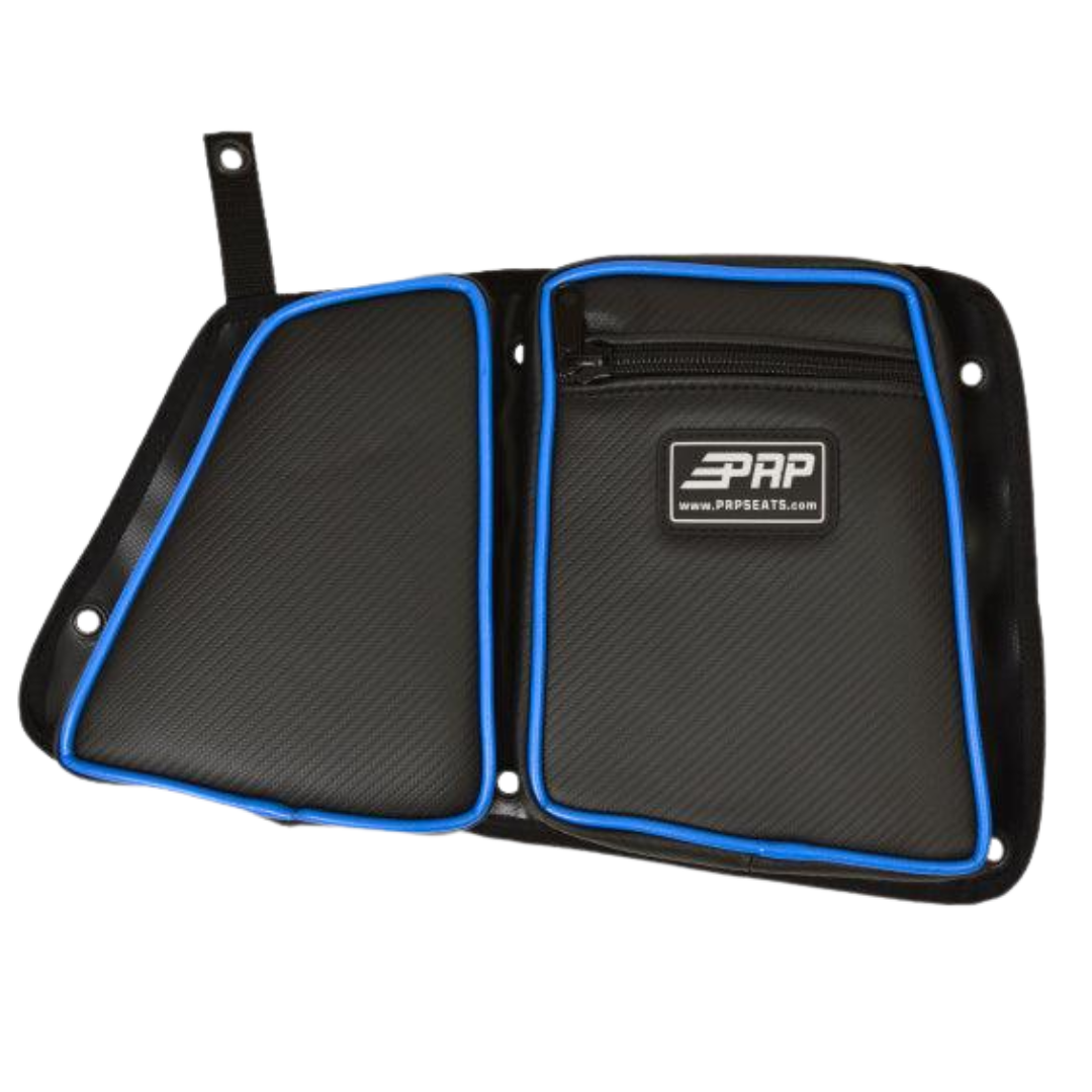 PRP Polaris RZR Rear Door Bag with Knee Pad for Polaris RZR/(Passenger Side)- Blue