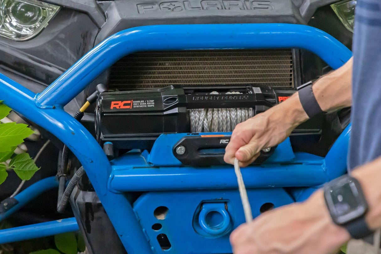 6500-LB Winch With Wireless Remote | Synthetic Rope
