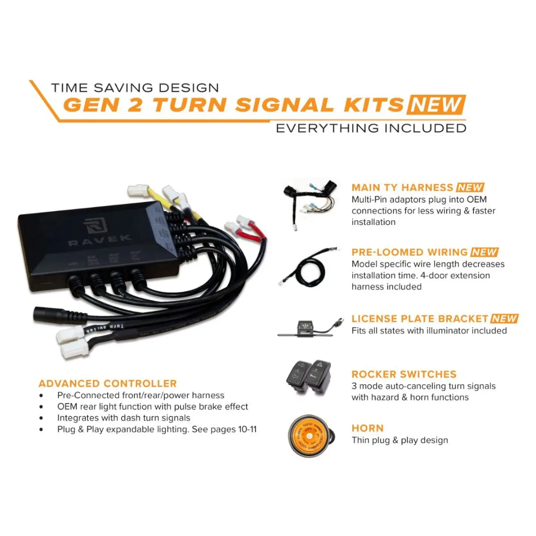 Can-Am Defender Auto Cancel Turn Signal Kit with Signature Lights Gen 2