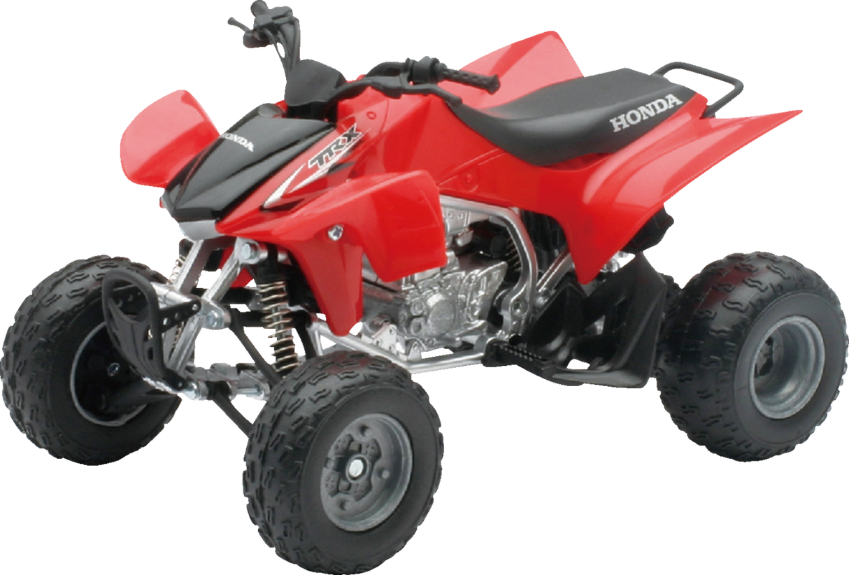 NEW RAY TOYS Honda TRX 450R ATV - 1:12 Scale - Red/Black 57093A
