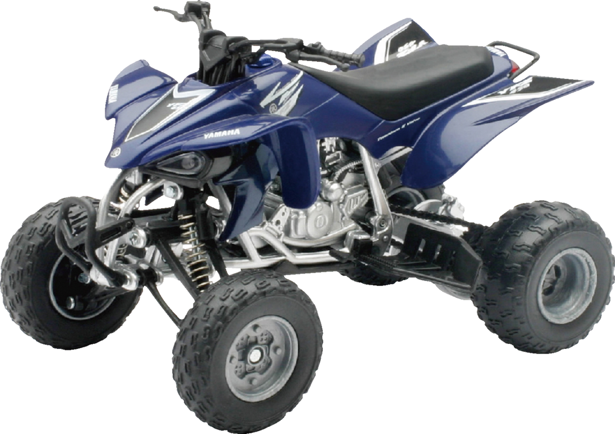 NEW RAY TOYS Yamaha YFZ 450 ATV - 1:12 Scale - Black/Blue 42833A