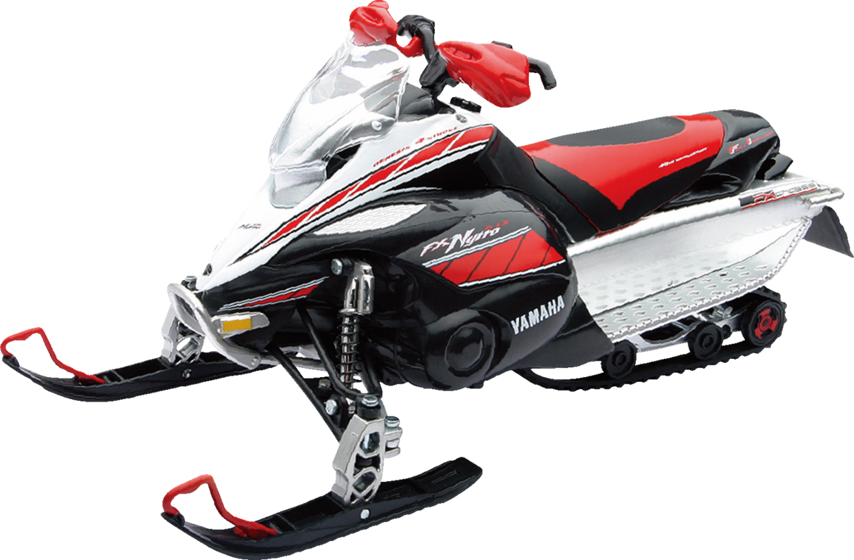 NEW RAY TOYS Yamaha FX Snowmobile - 1:12 Scale - Black/Red/Silver 42893A