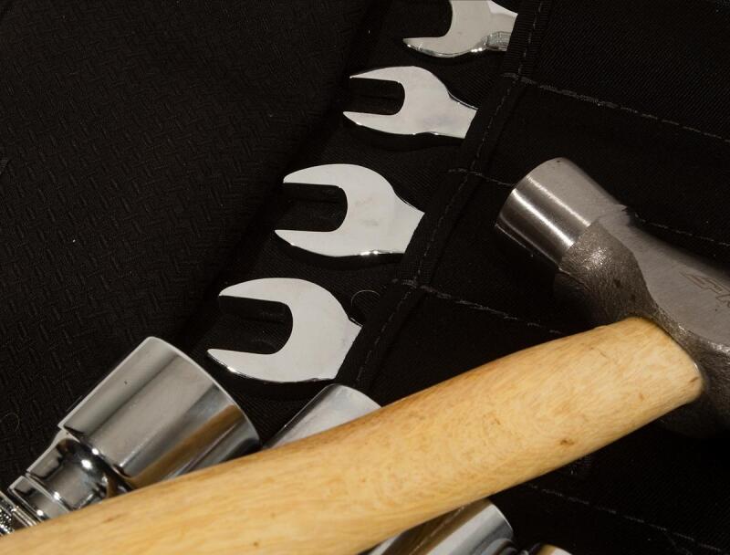 PRP RZR Roll Up Tool Bag with 36pc Tool Kit