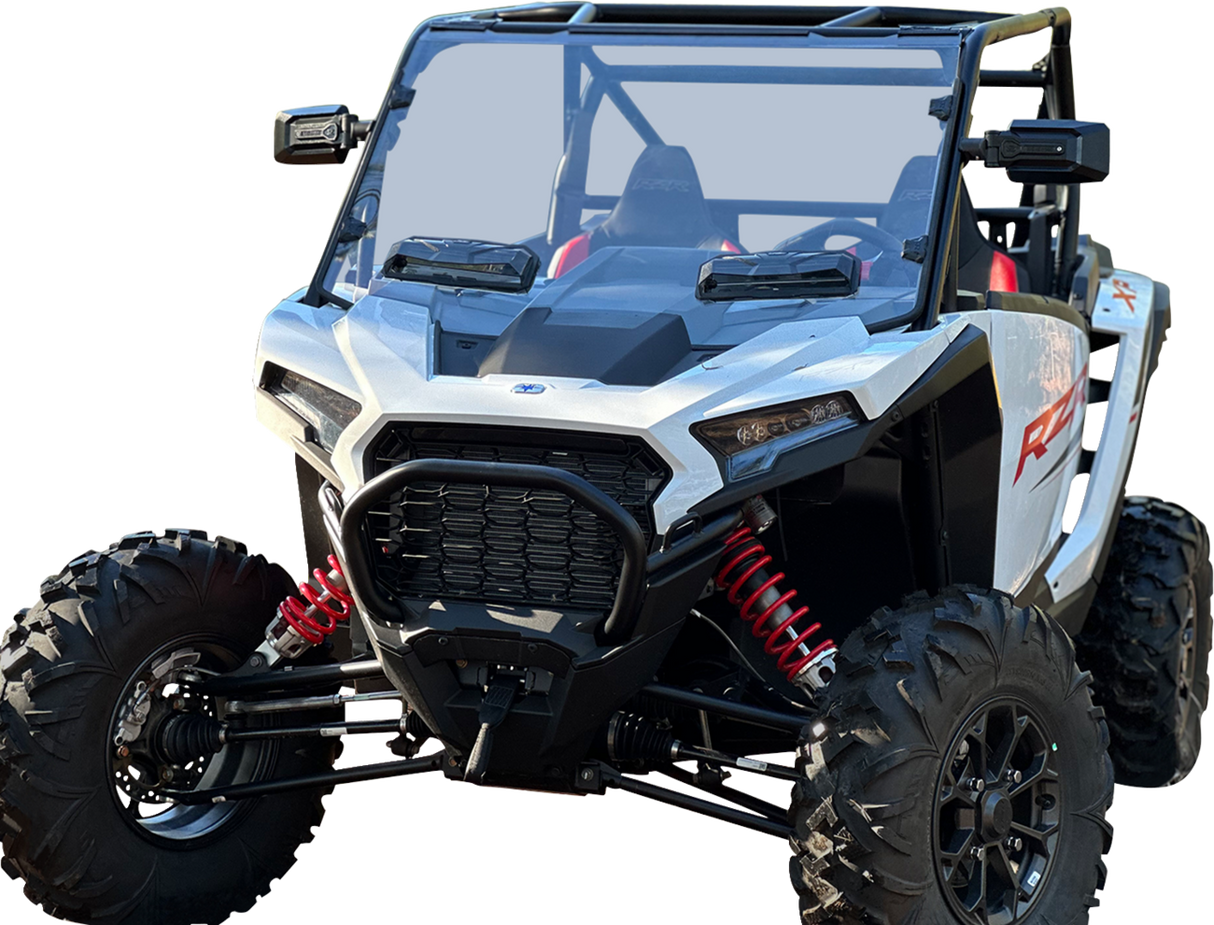 SEIZMIK Mirrors - Trailrider - Side View - Rectangle - Black - 1.75"/2" ROPS - Pair 56-18113