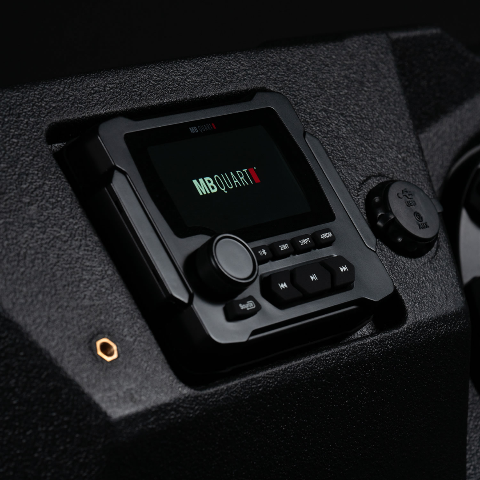 MBQD-STG4A-1 320-Watt STAGE 4 Can-Am Defender 2017-2025 Tuned Four Speaker Visor Audio System