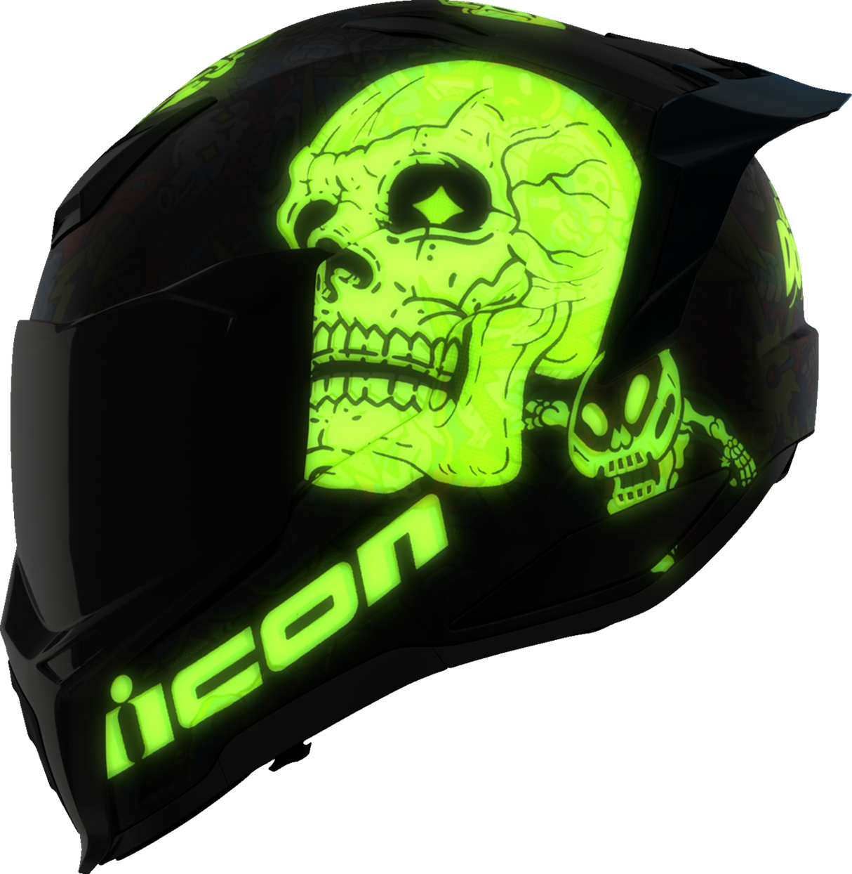 ICON Ultraflite Helmet - Doodle 3 - MIPS® - Blue - XS 0101-17972