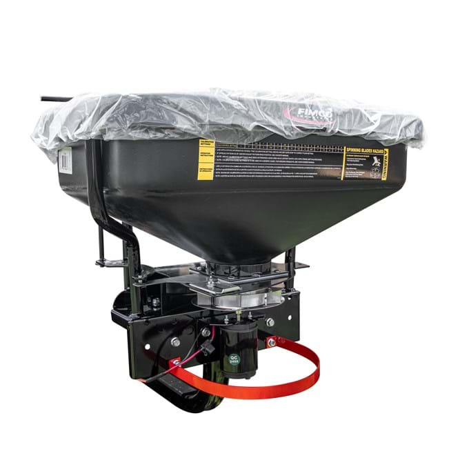 FIMCO 2.2 Cu. Ft. Dry Material Spreader with 2" Receiver Mount & Rain Cover