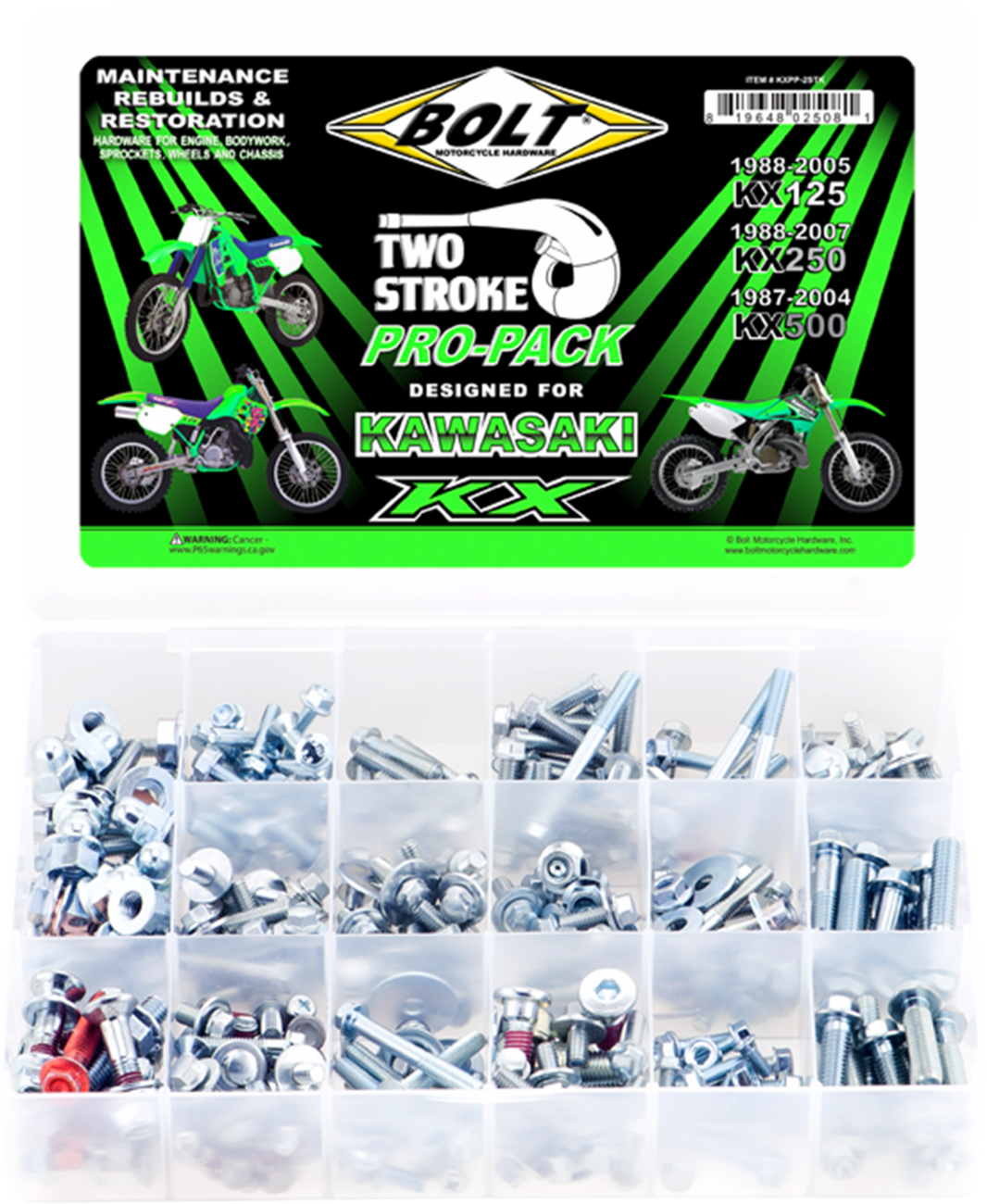 BOLT Hardware - Pro Pack - Kawasaki KX125/250/500 KXPP-2STK