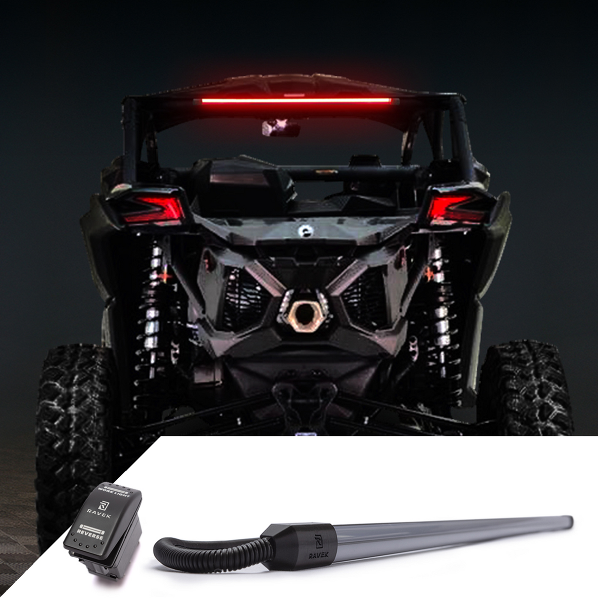 RAVEK Multi-Function Taillight - Maverick/Commander 65-3006