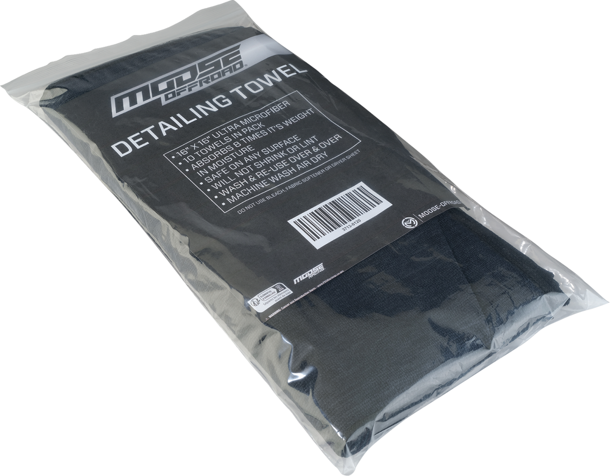 MOOSE OFFROAD Detailing Towels - 10-Pack MORMT251010