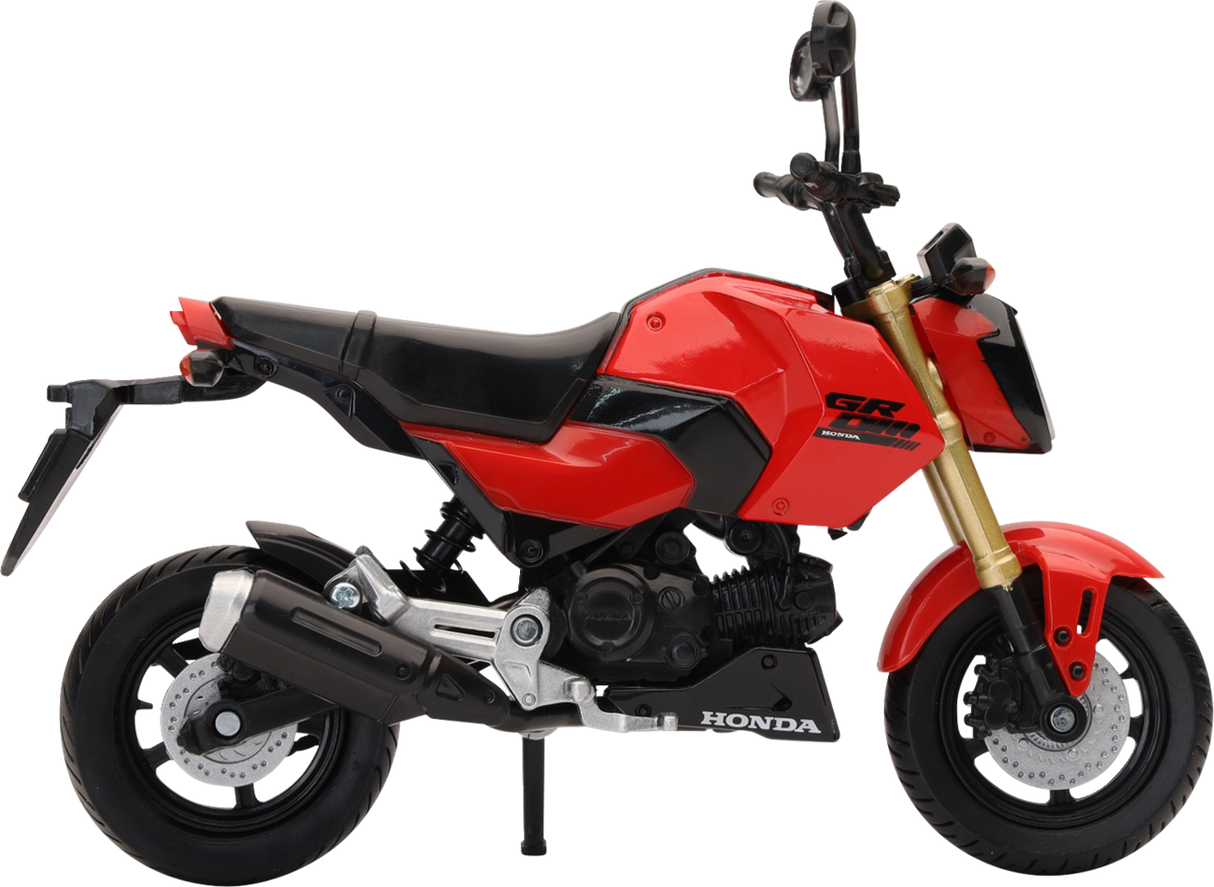 NEW RAY TOYS Honda Grom - 1:12 Scale - Red 58503A