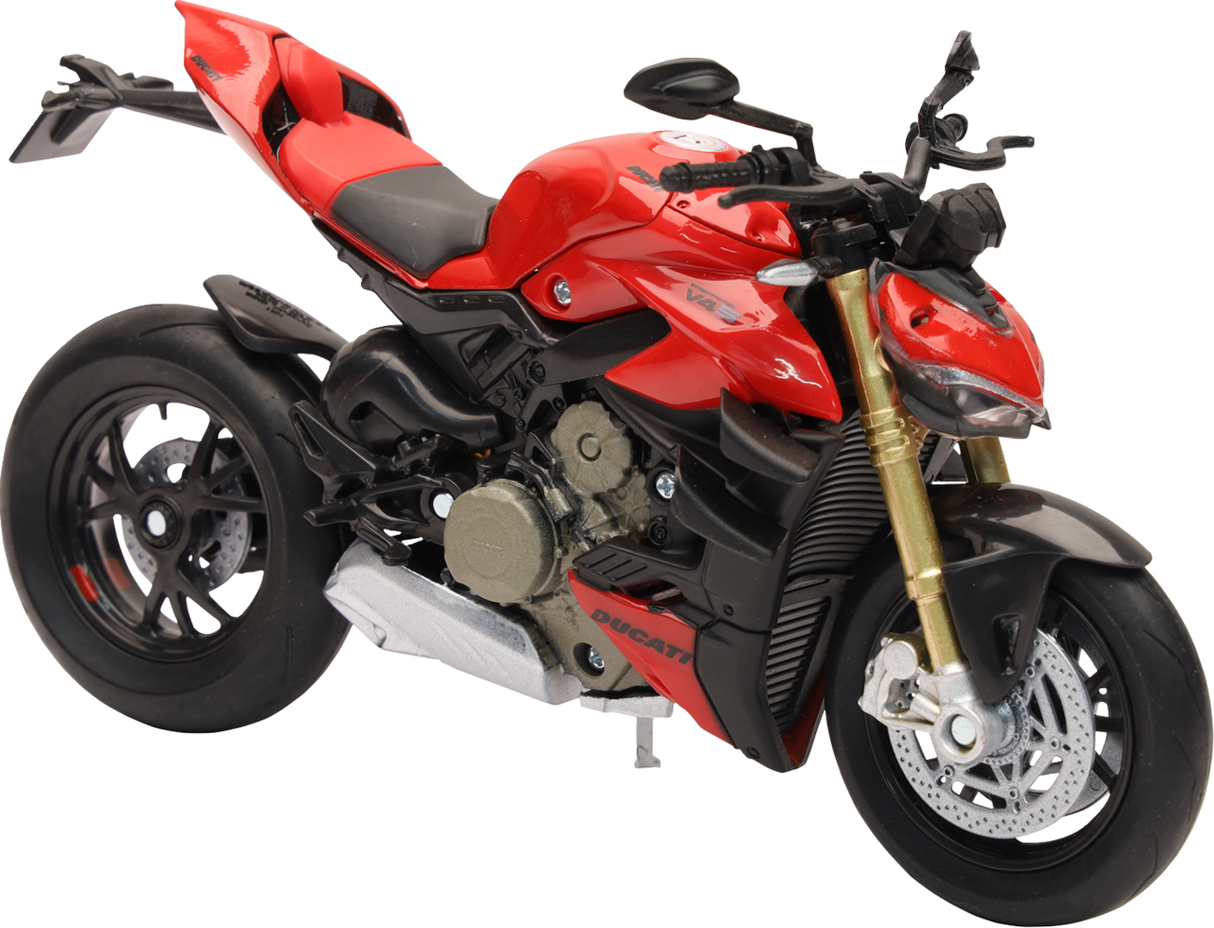 NEW RAY TOYS Ducati Streetfighter V4 - 1:12 Scale - Black/Red 58273