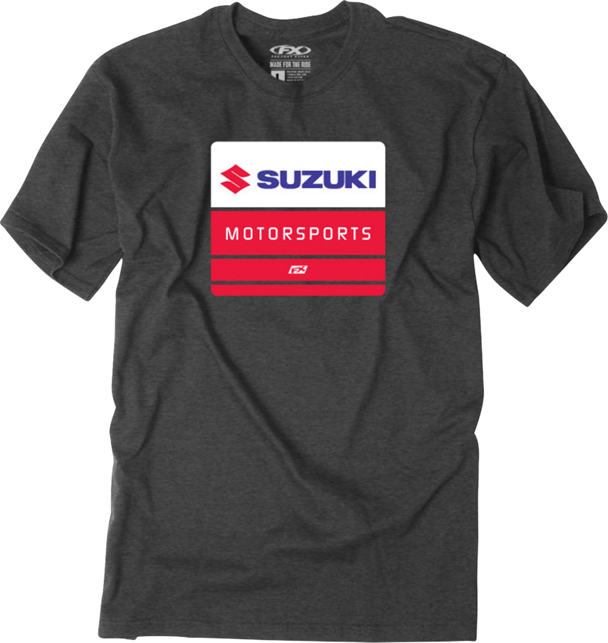 FACTORY EFFEX Youth Suzuki Phase T-Shirt - Heather Charcoal - Large 29-83404