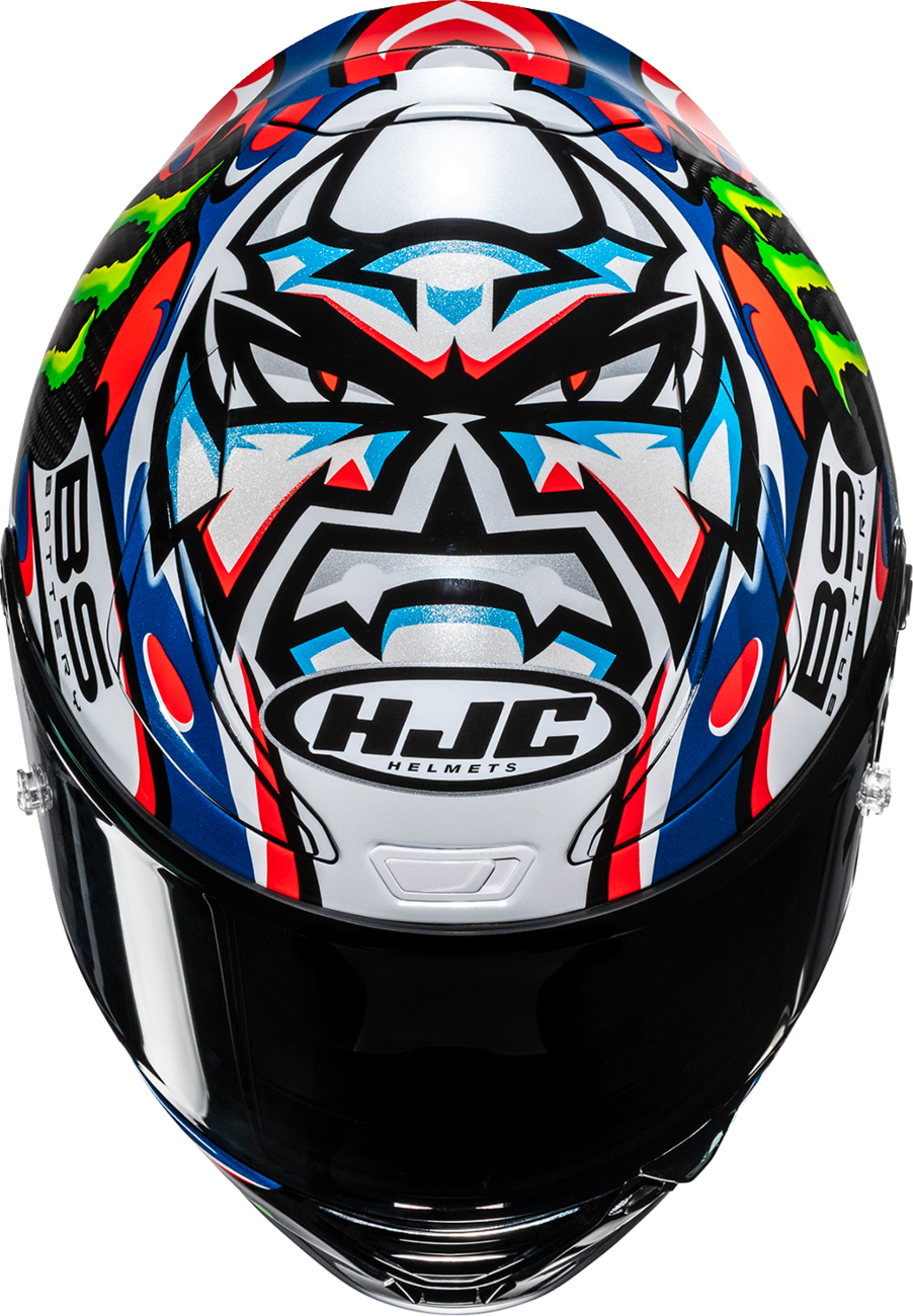 HJC RPHA 1N V2 Carbon Helmet - Quartararo Le Mans III - MC21 - Medium FB27NUS5221V