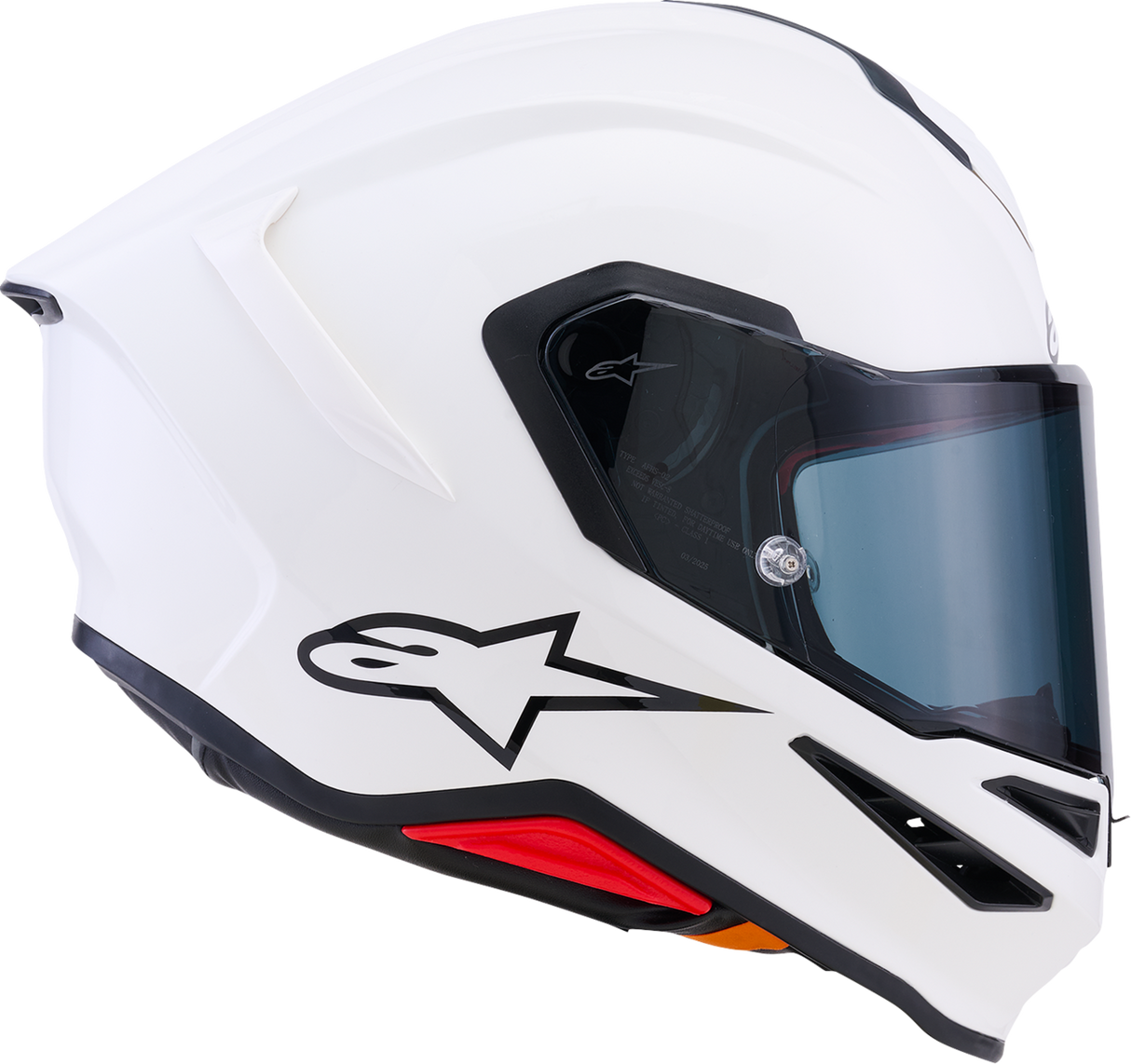 ALPINESTARS Supertech R7 Helmet - 22.06 - Solid - Gloss White - Small 8202126-2180-S