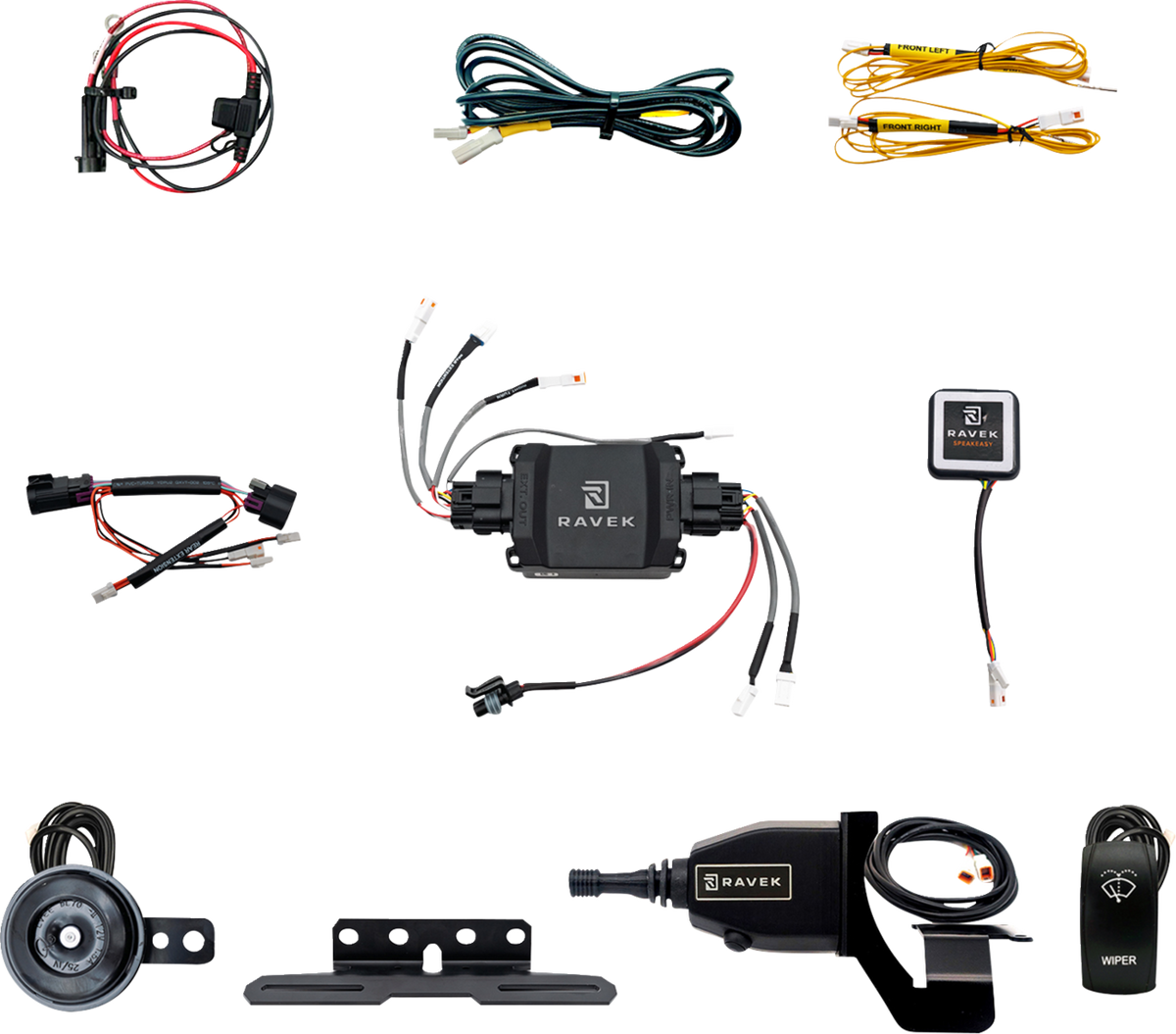 RAVEK Turn Signal Kit - Gen3 Speakeasy™ - CFMOTO U10 - Lever 68-1000SL