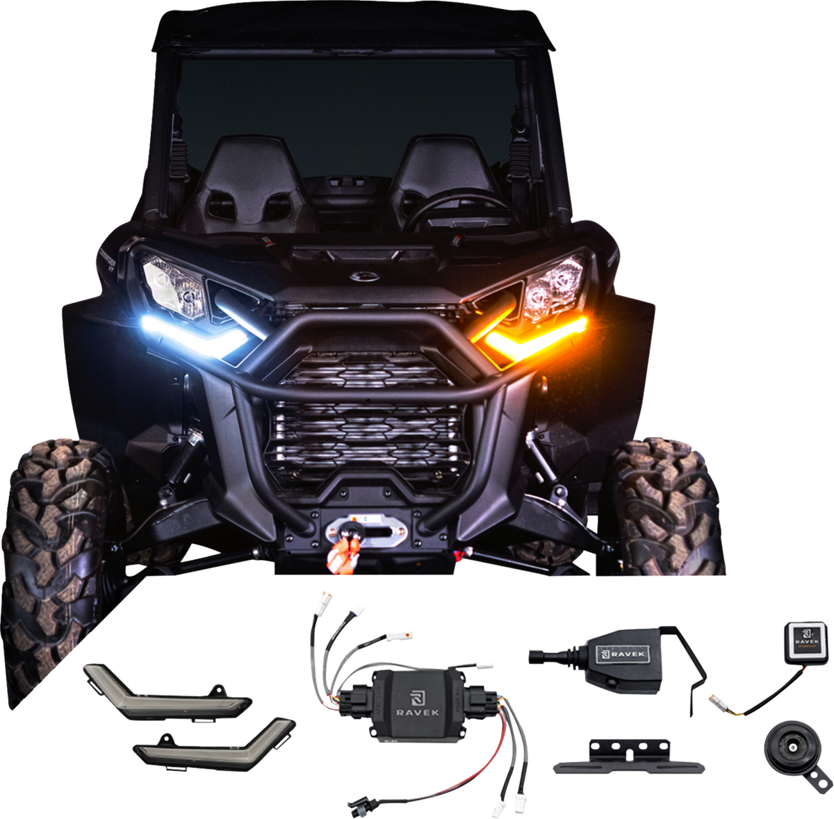 RAVEK Turn Signal Kit - Gen3 Speakeasy™ - Can-Am Commander - Lever 65-5000SL