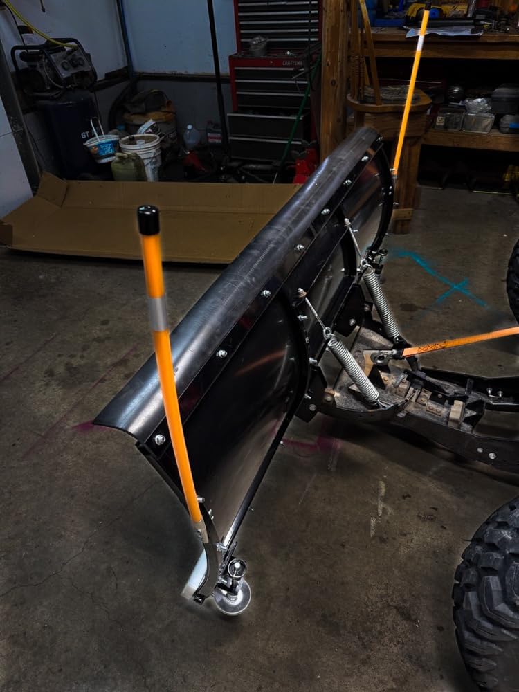 Kawasaki Ridge Denali UTV Snow Plow Kit - 72"Poly Snow Plow Blade with Poly Wear Bar