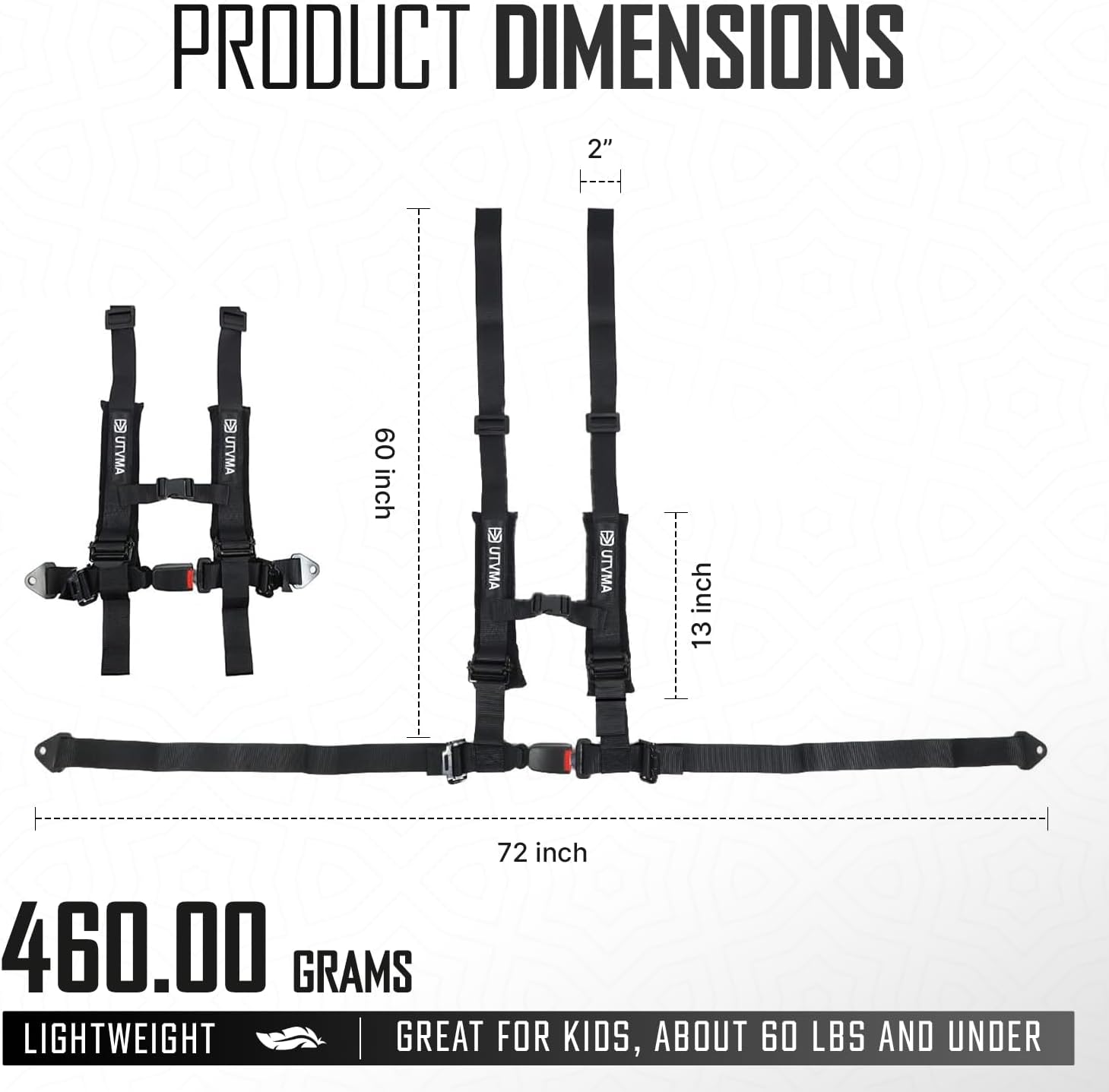 RZR 1000 Bump Seat (XP, Turbo, Turbo S, Dynamix, Trail, High Lifter) 2014-2023
