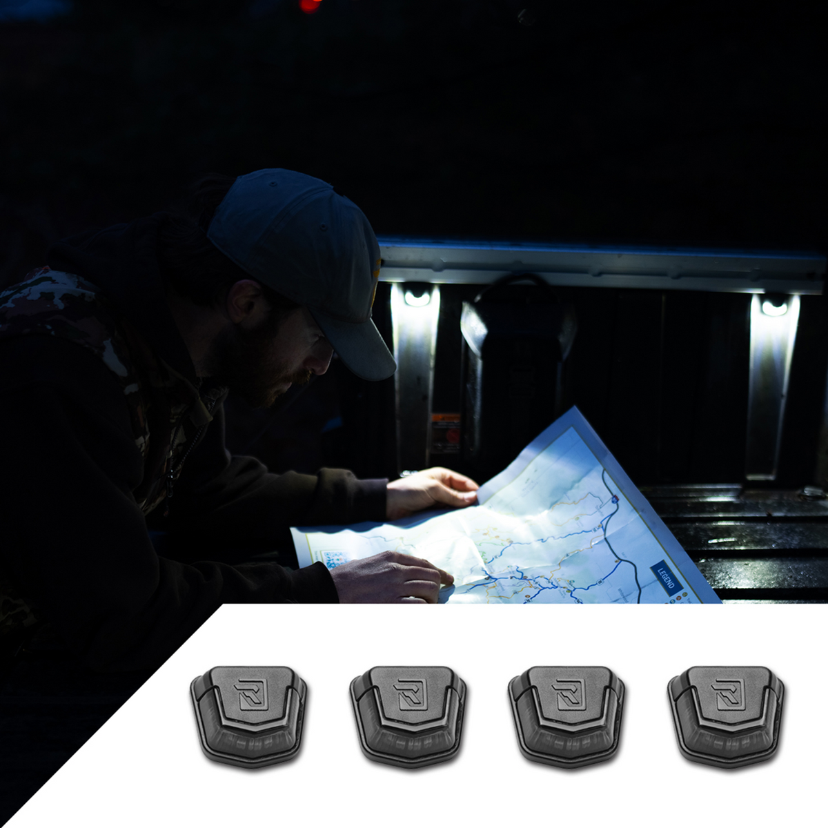RAVEK Trunk Bed Lights - Speakeasy™ - White 59-1085