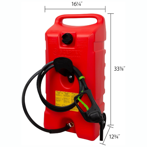 Flo 'n Go Duramax Fuel Caddy - 14 Gallon Wheeled Gasoline Container