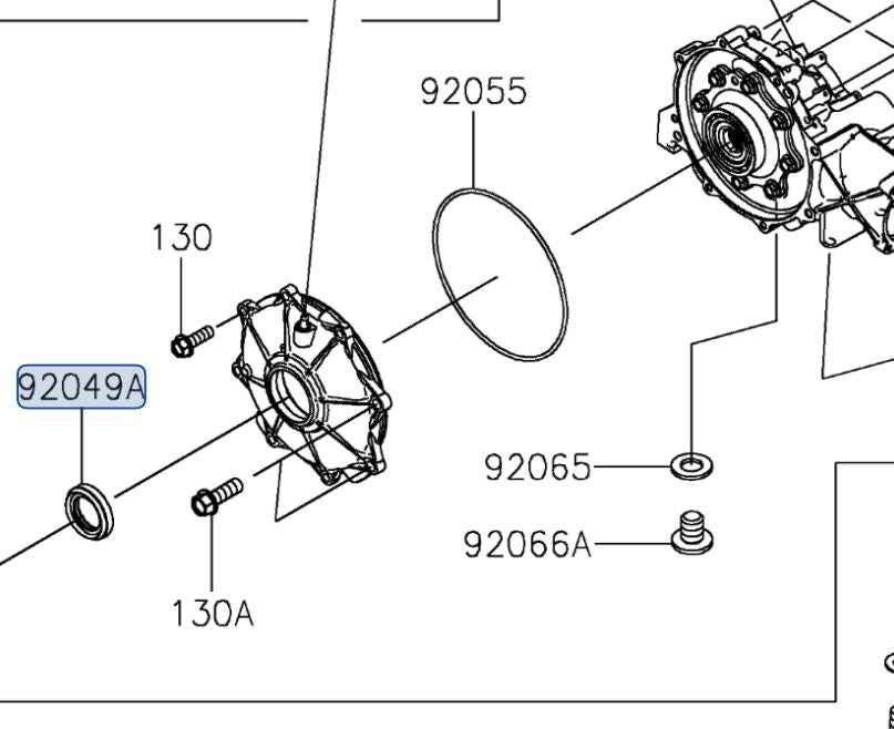 Kawasaki Teryx KRX 1000 Front or Rear Axle Seal