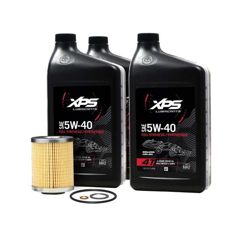 4T 5W-40 Full Synthetic Oil Change Kit for Rotax 600 CC engine - Ryker