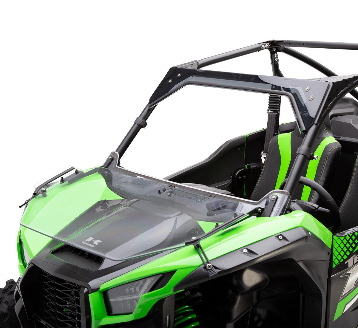 2020 Genuine Kawasaki Teryx KRX 1000 KQR Flip-Down Poly Windshield 99994-1291