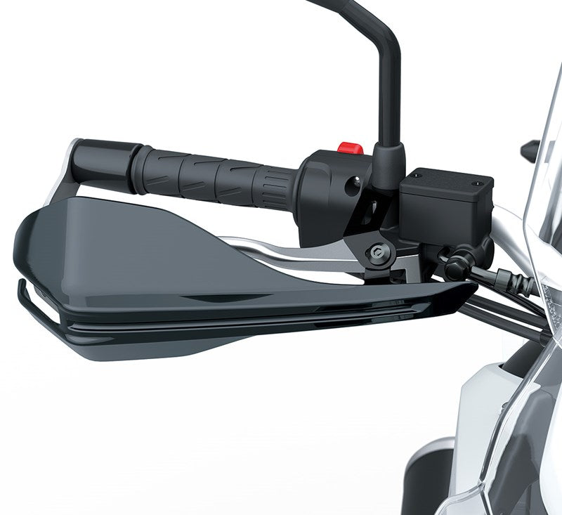 Kawasaki KLE500 Hand Guard Shell Set, Ebony