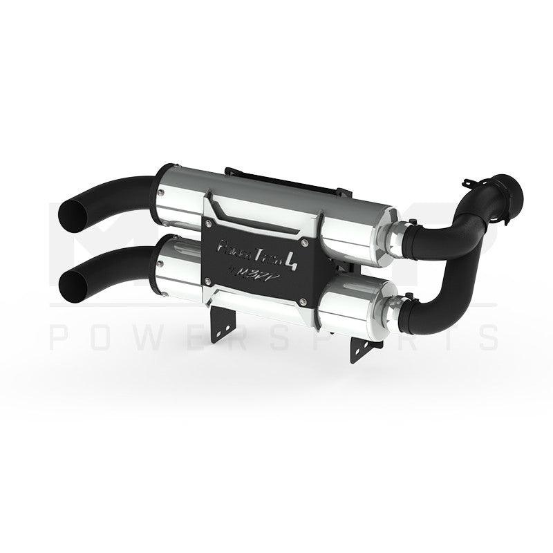 MBRP PowerTech4 Dual Slip-on Muffler for Can-Am Maverick X3