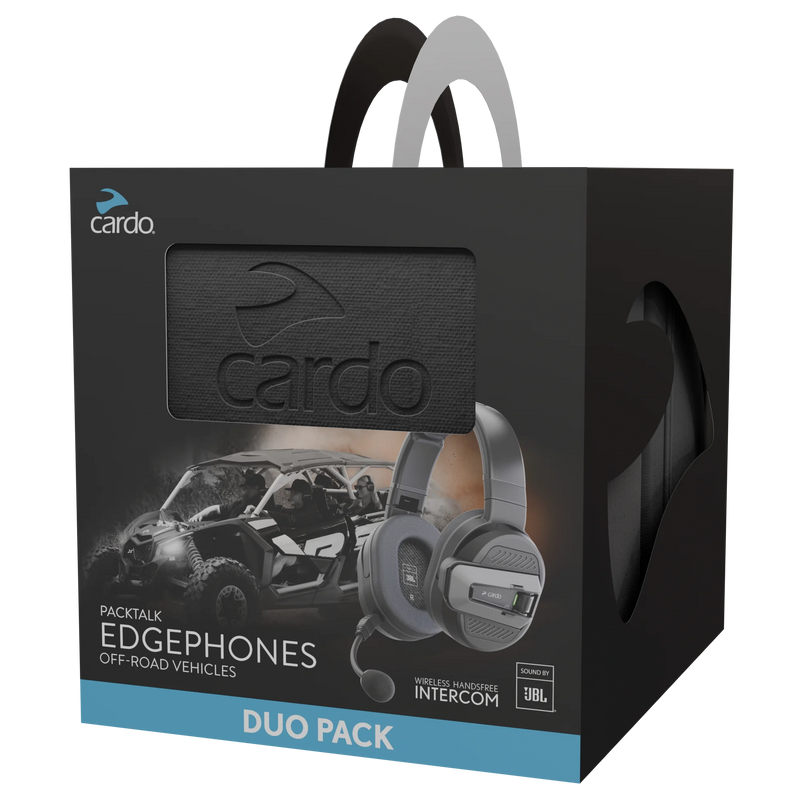 Cardo Packtalk Edgephones Headset - Duo Pack