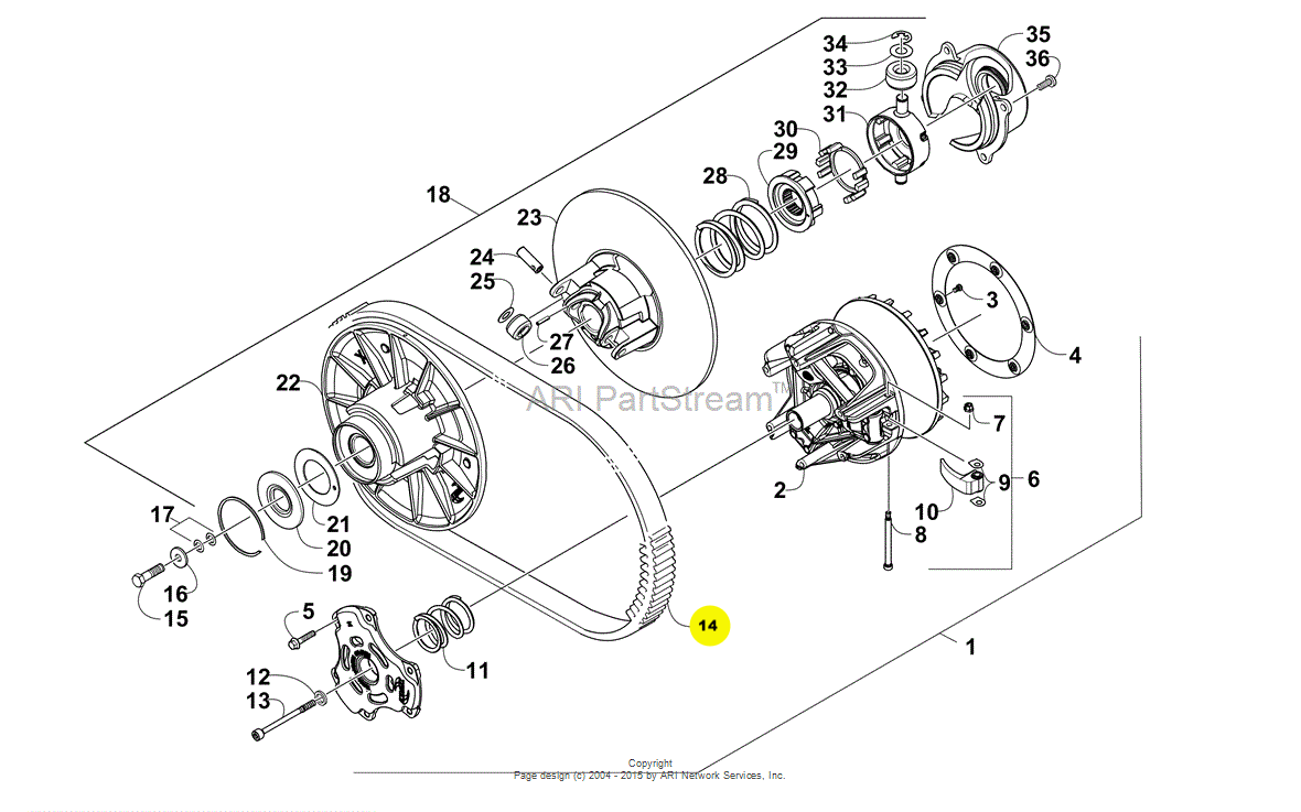 Arctic Cat/Textron Off Road 2018-2024 Wildcat XX Drive Belt