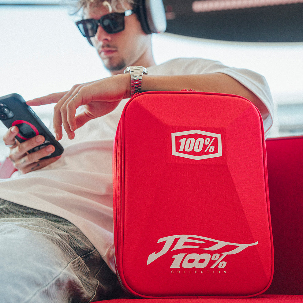 100% Armega JettPak LE Goggle – HiPER Mirror Red Lens