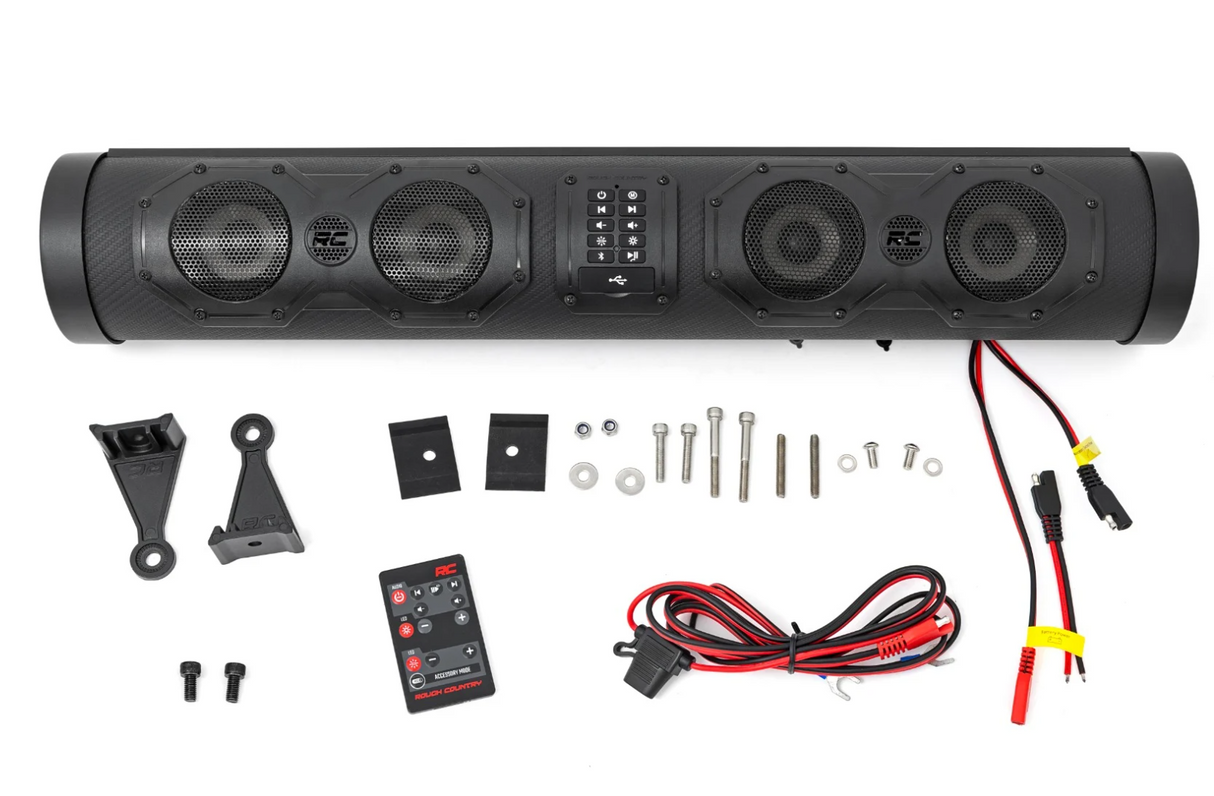 Bluetooth LED Sound Bar | 8 Speaker | IP66 Waterproof | UTV/ATV