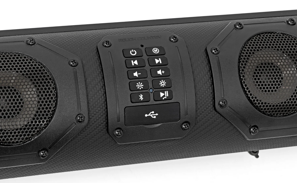 Bluetooth LED Sound Bar | 8 Speaker | IP66 Waterproof | UTV/ATV
