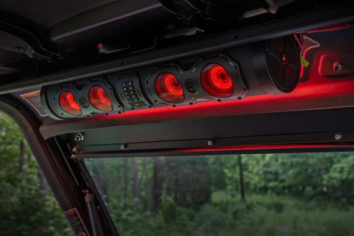 Bluetooth LED Sound Bar | 8 Speaker | IP66 Waterproof | UTV/ATV