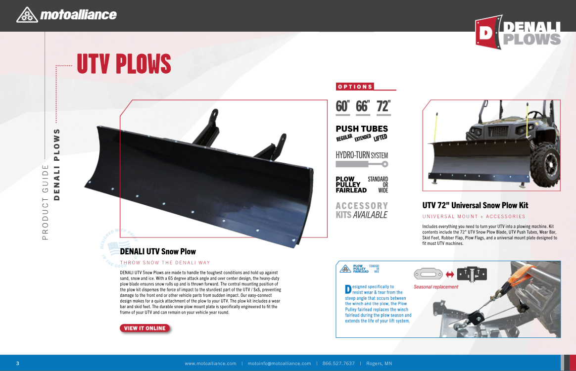 Can-Am Defender Snow Plow Kit