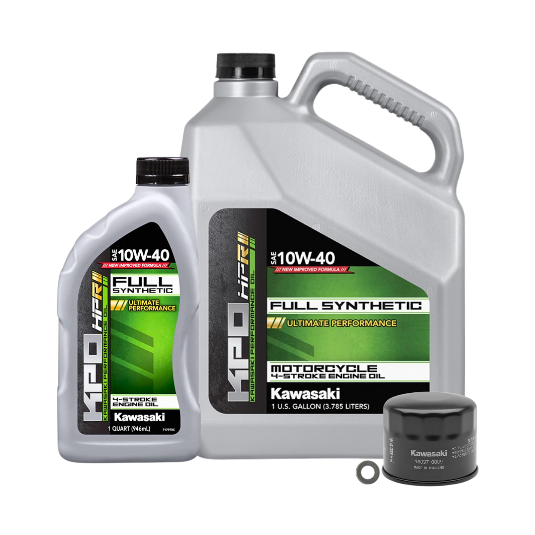 First Service Kit / Full -Synthetic Oil Change Kit for Kawasaki Ninja H2