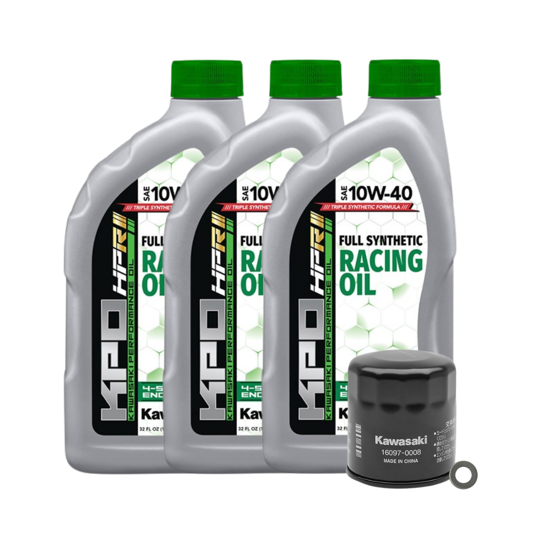 High Performance Oil Change Kit for Kawasaki Ninja 400, Ninja 500, Z400, Z500, Versys-X 300 & Eliminator