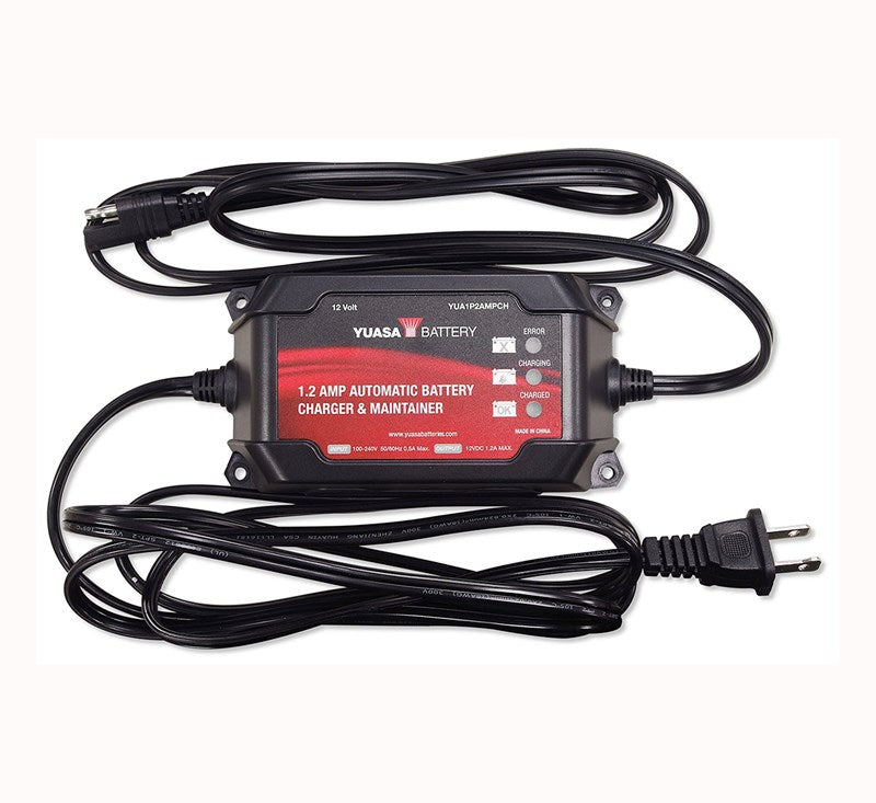 YUASA 1.2 AMP Automatic Battery Charger & Maintainer