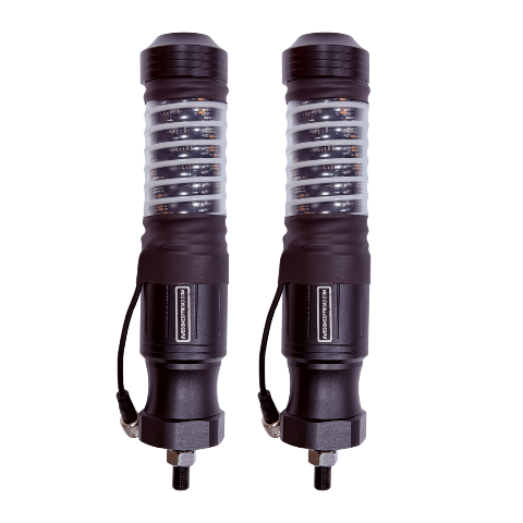 Awesome Offroad 1ft THIC COB LED Whip Light Pair with Remote