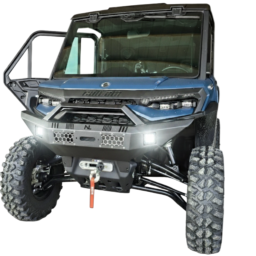 Can-am Defender HD11 Front Winch Bumper with lights