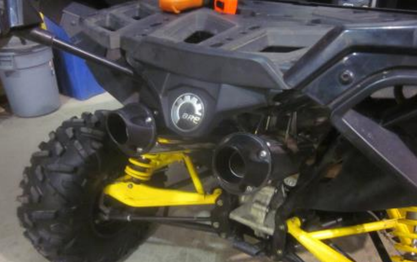 Dual Slip-on mufflers Can-Am Maverick 1000 dual 2013-2016 & turbo dual 2015-2016