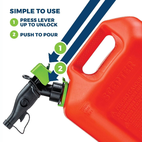 Scepter SmartControl 5 Gallon Gasoline Can