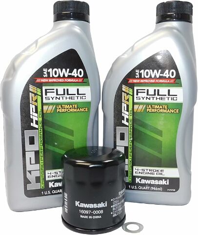 Kawasaki Full Synthetic Oil Change Kit for VULCAN S, VERSYS 650, NINJA 650 & Z650