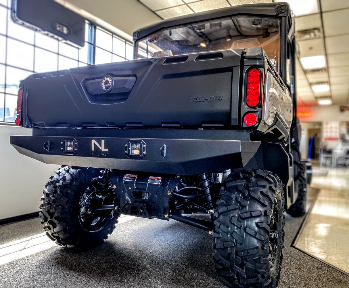 Can-Am Defender Rear Bumper – LED Lights, Made in USA